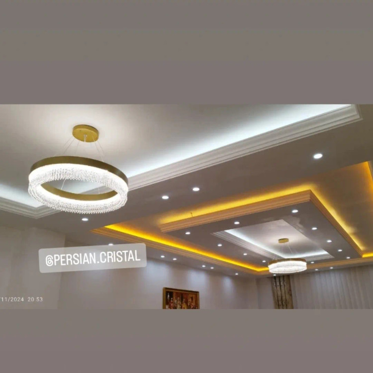 لوستر مدرن ۷۰ سانت با لامپ smd